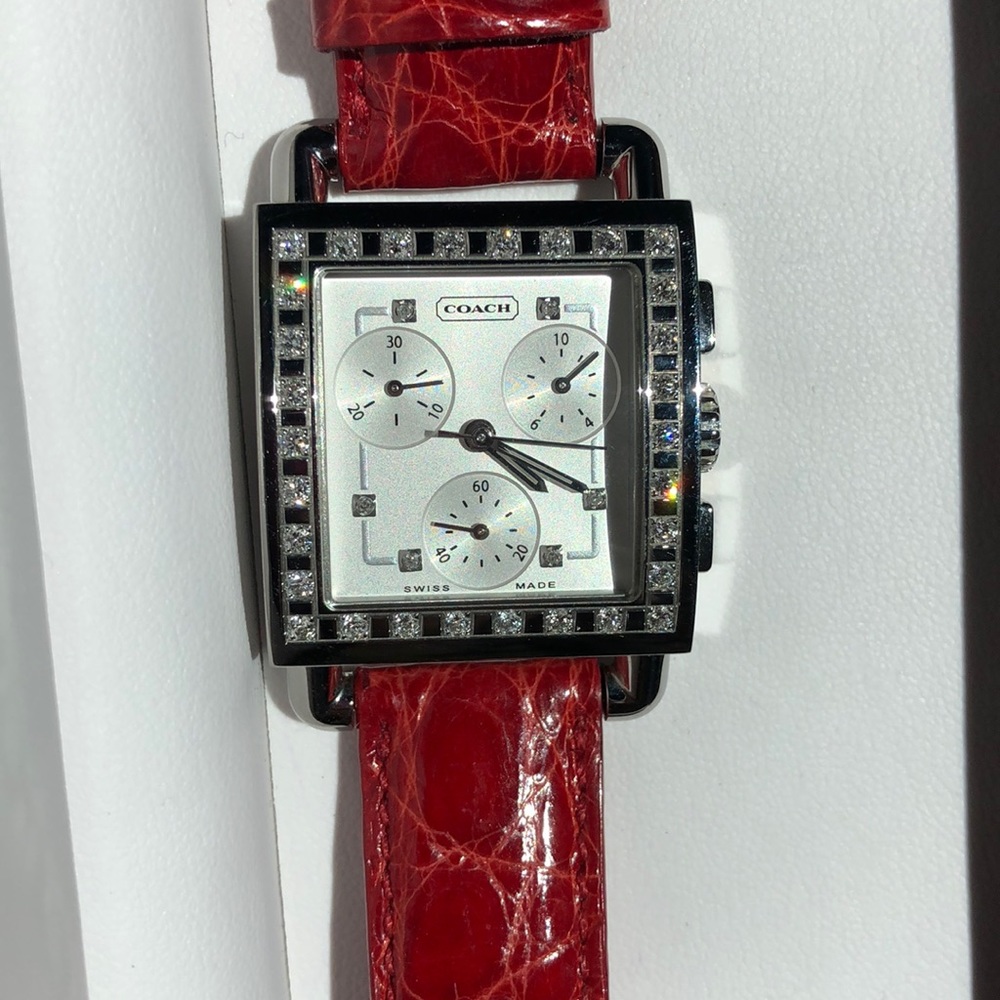 Coach 💎 ✨ DIAMOND ✨💎 HP 🌟 Legacy Harness Limited Edition watch Y2k
